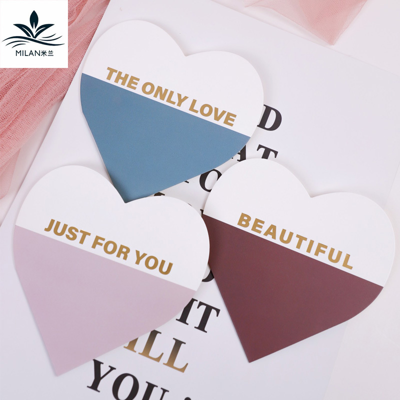 Creative Flores ramo tarjeta de felicitación mensaje bendición tarjeta colgante suelo sabor amor palabras tarjeta de vacaciones Tarjeta de confesión plegable Día de San Valentín