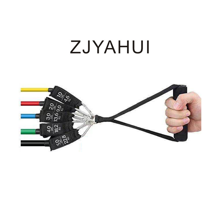 11 piezas de escalada gancho dispositivo de tensión banda de tensión de látex TPE cinta cuerda calabaza gancho banda de resistencia entrenamiento físico