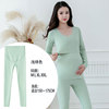 Velvet keep warm fleece thermal underwear for pregnant with belly support, increased thickness