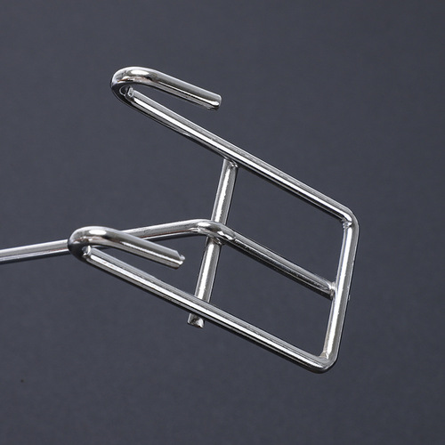 Single line mesh hooks for supermarket canteens, single line hooks for snacks, convenience store single line accessories hooks, factory ordering