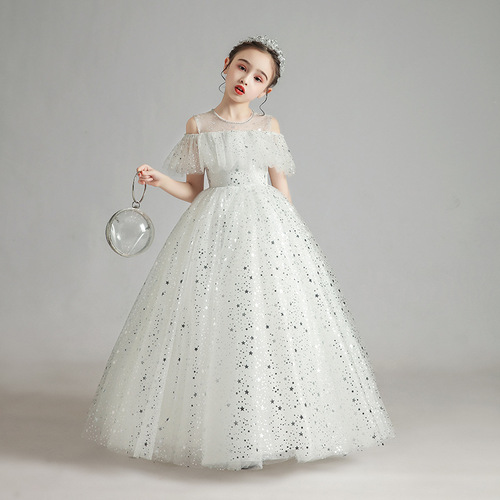 Child's formal dress, princess dress, ballgown, piano performance costume, little girl, host, flower child, wedding dress