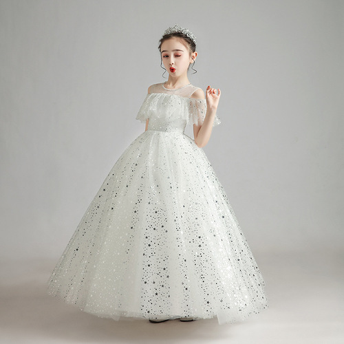 Child's formal dress, princess dress, ballgown, piano performance costume, little girl, host, flower child, wedding dress