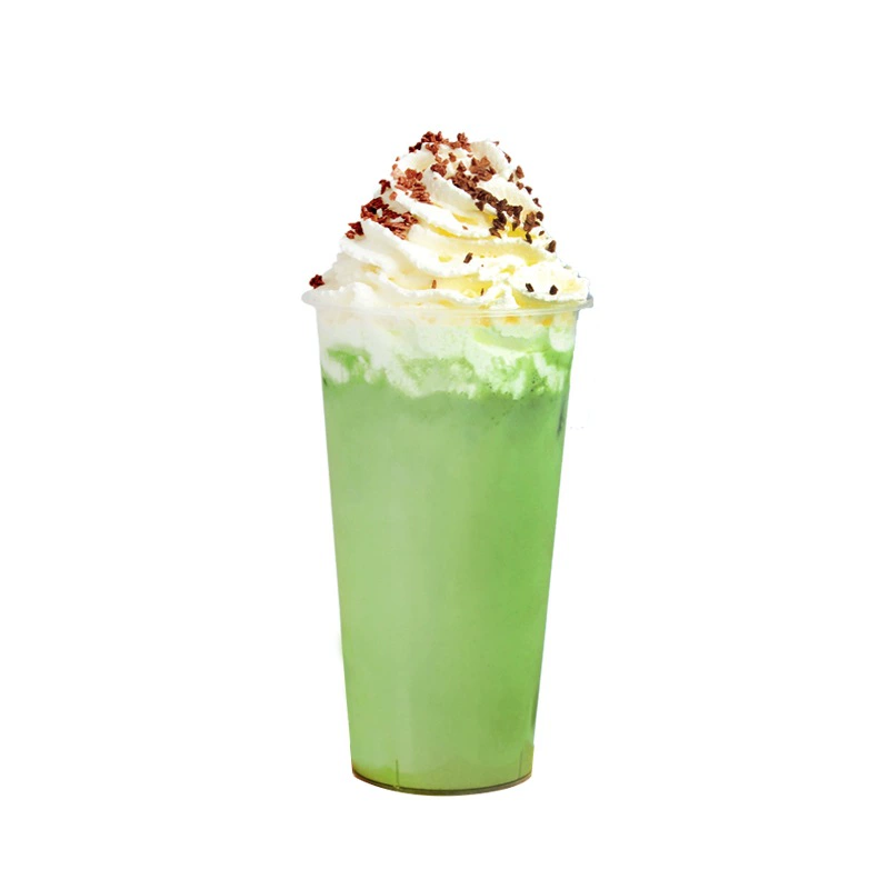 Disposable plastic tea cup, matte glass, pack, internet celebrity