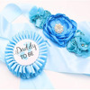 Yingying Party Acting Mom Daddy to Be Breast Breast Breast Flower Baby Shower Set to Decoration