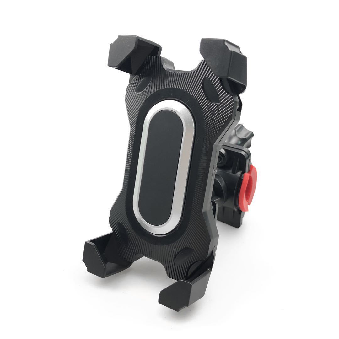 Soporte universal para teléfono de motocicleta con cuatro garras firmes.