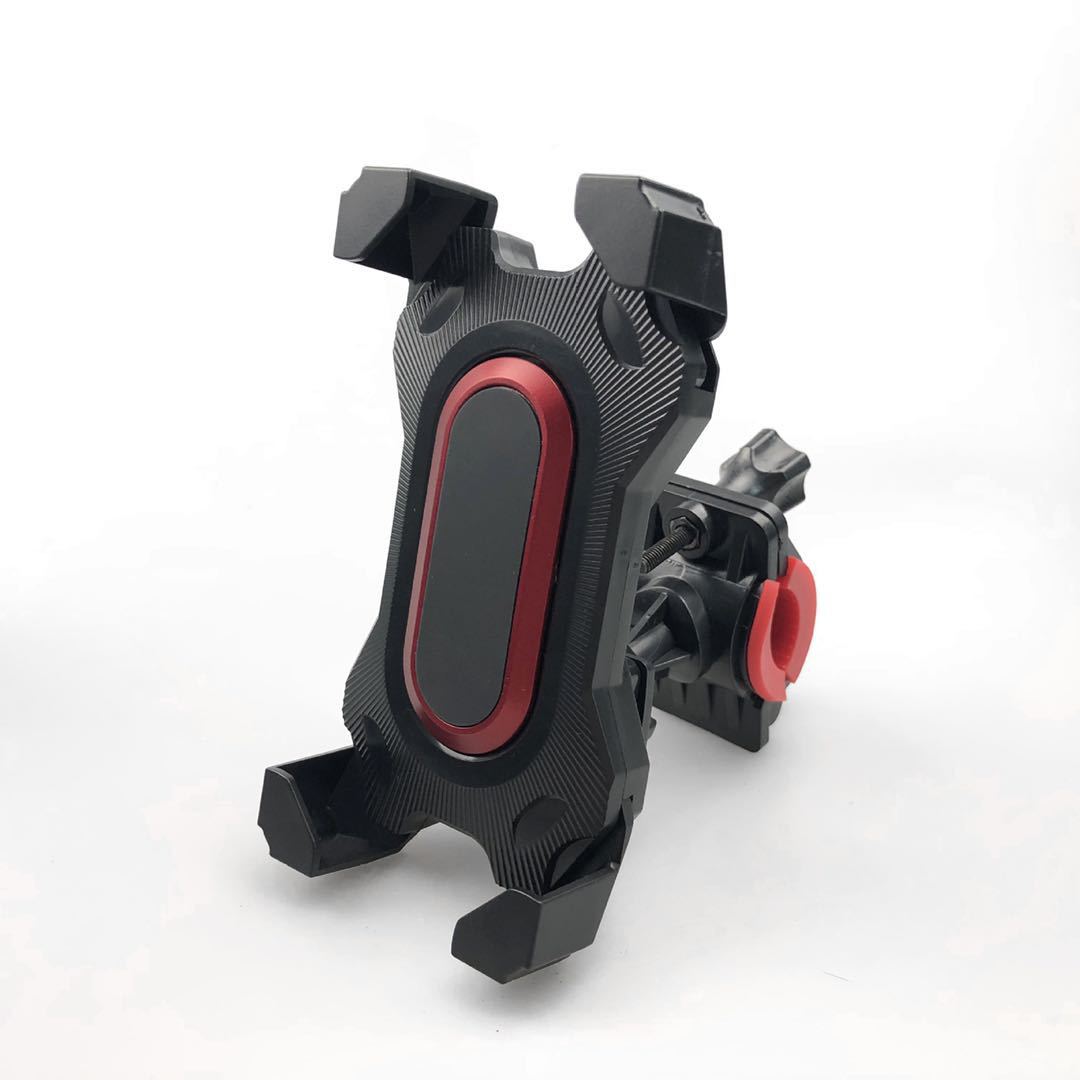 Soporte universal para teléfono de motocicleta con cuatro garras firmes.