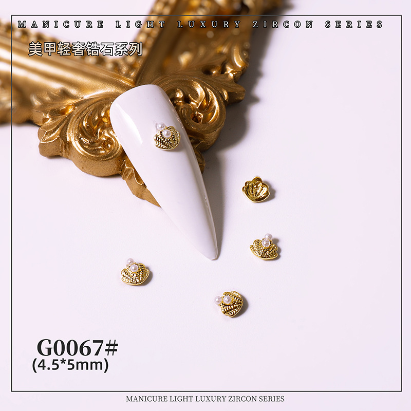 Celebridad en línea LZ clavo perla arco joyería cadena términos Shell Starfish tridimensional colgante lujo metal ZIRCON diamante