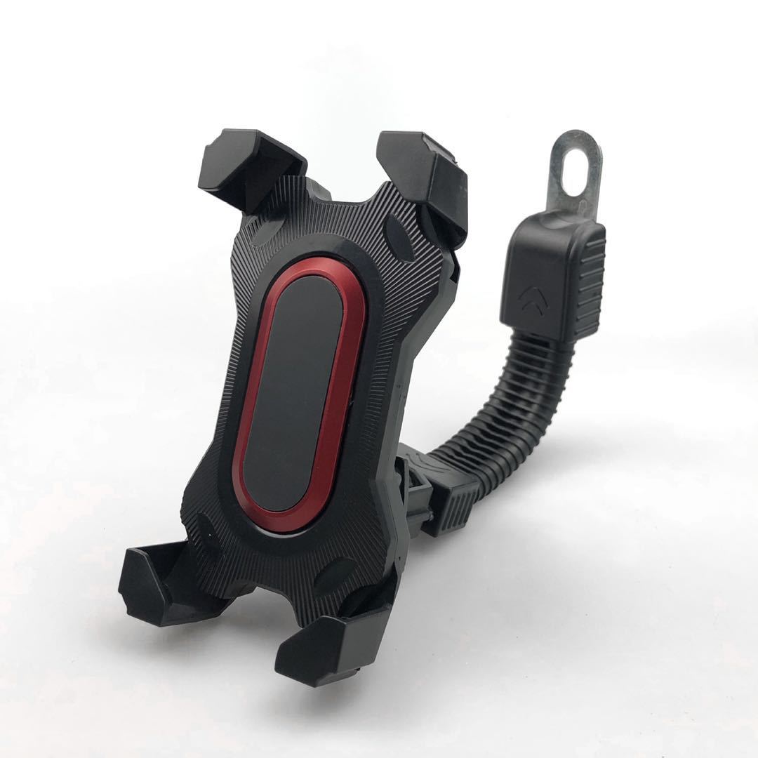 Soporte universal para teléfono de motocicleta con cuatro garras firmes.