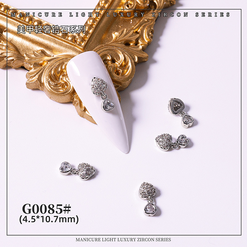 Celebridad en línea LZ clavo perla arco joyería cadena términos Shell Starfish tridimensional colgante lujo metal ZIRCON diamante