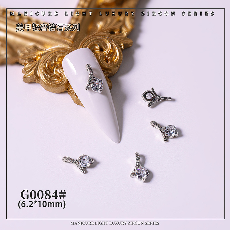 Celebridad en línea LZ clavo perla arco joyería cadena términos Shell Starfish tridimensional colgante lujo metal ZIRCON diamante