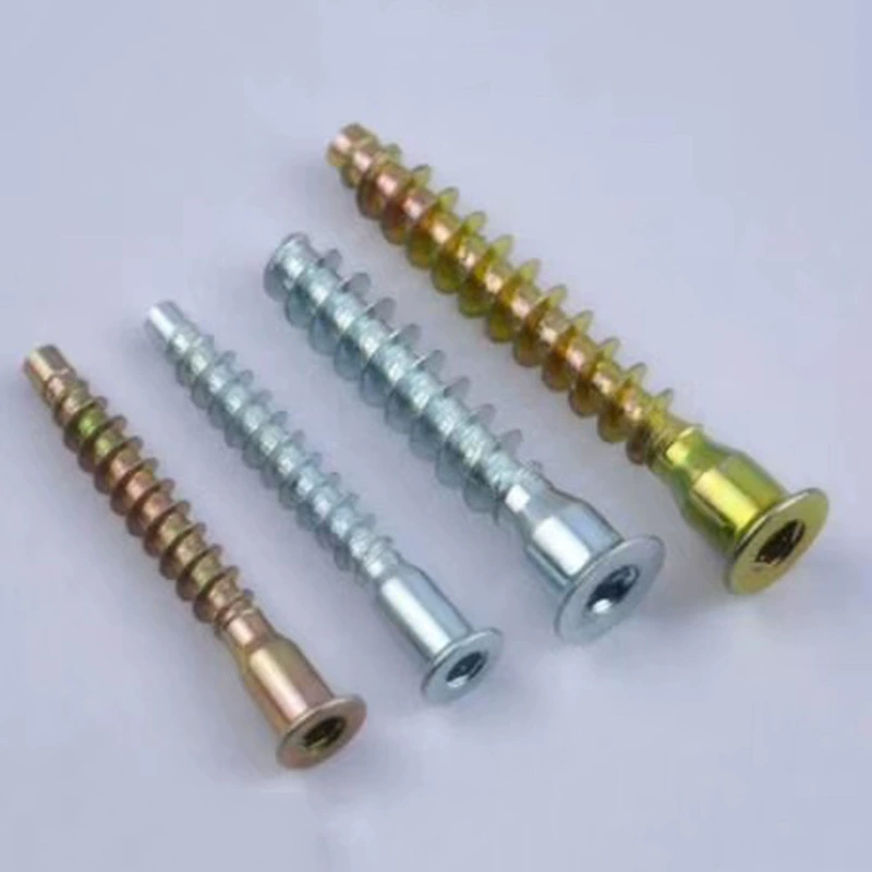 Оптовая Продажа с фабрики в наличии винты для шкафа с потайной головкой саморезы горная шелковая Мебель Прямые ремонтные винты по дереву с шестигранной головкой