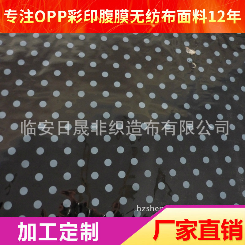 供应OPP彩印膜复合淋膜无纺布 彩印覆膜无纺布