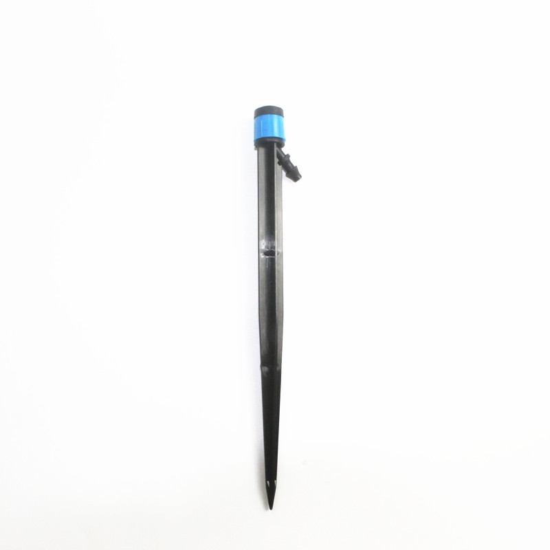 18 centímetros de sombrero azul completo redondo spr spr sprinkler para enviar doble gancho cabeza de hongo ajustable cierre riego por goteo de árboles frutales en maceta