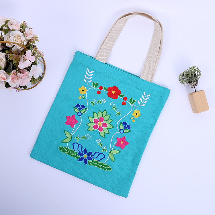 彩色印花帆布袋创意广告手提袋印刷logo学生单肩棉布包超市购物袋