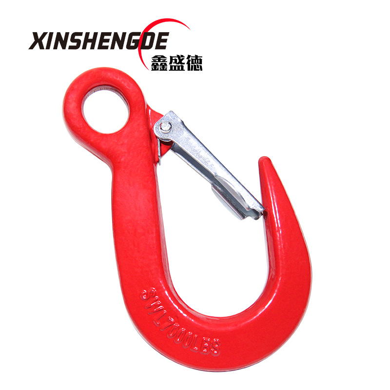 开口宽嘴吊钩 环眼大开口吊钩 宽嘴钩 起重吊钩 合金钢吊钩