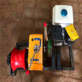 腾飞汽油绞磨机图片机动绞磨机厂家平行轴拖拉机绞磨手扶绞磨机