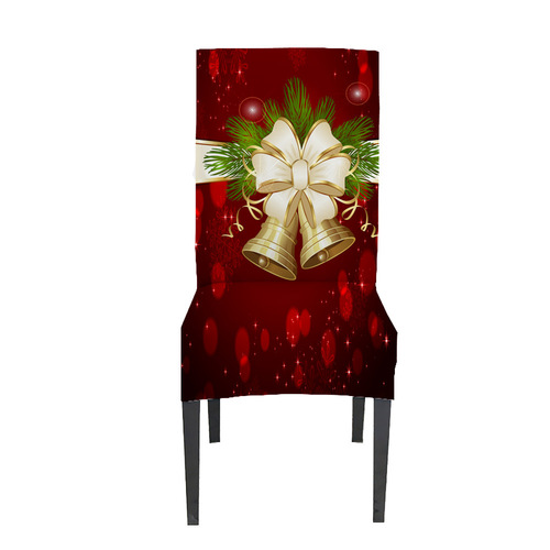 Source manufacturer Christmas tablecloth chair cover decoration elastic one-piece chair cover cover absorbent tablecloth can be customized with pattern