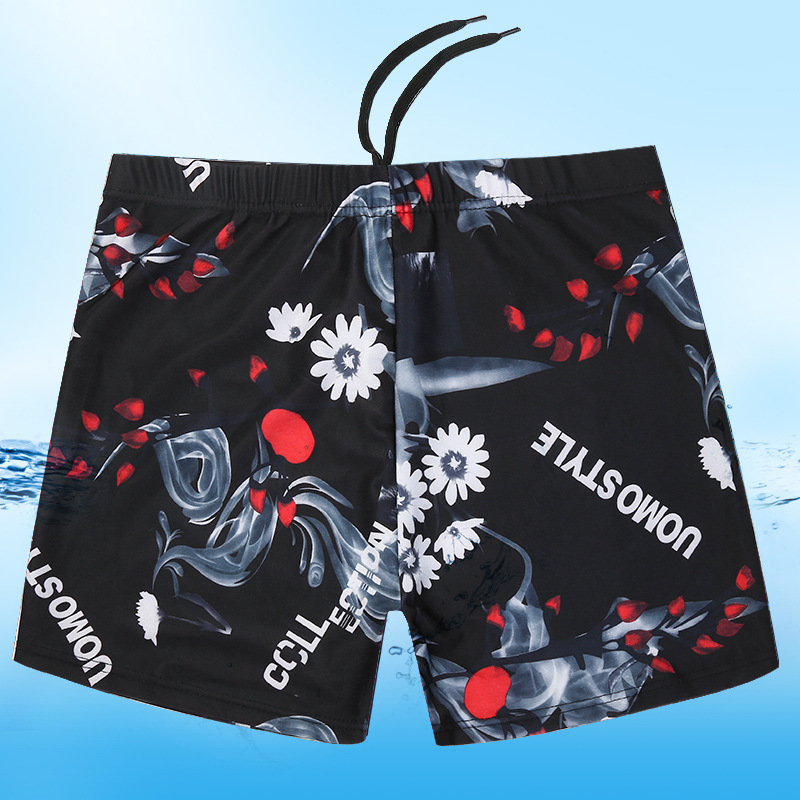 Pantalones Cortos de Natación Bóxer para Hombre, de Poliéster, Transpirable, para Playa y Vacaciones