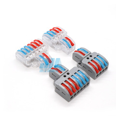 Fixed panel rapid splicing terminal PCTJM series power line parallel and series connection soft and hard wires multi-input and multi-output