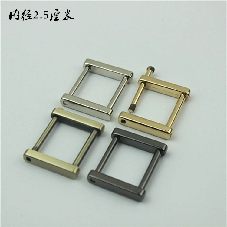 Аксессуары для багажной фурнитуры сумка ремешок на запястье подвижный винт I-образная Пряжка внутренний диаметр 1,9 см