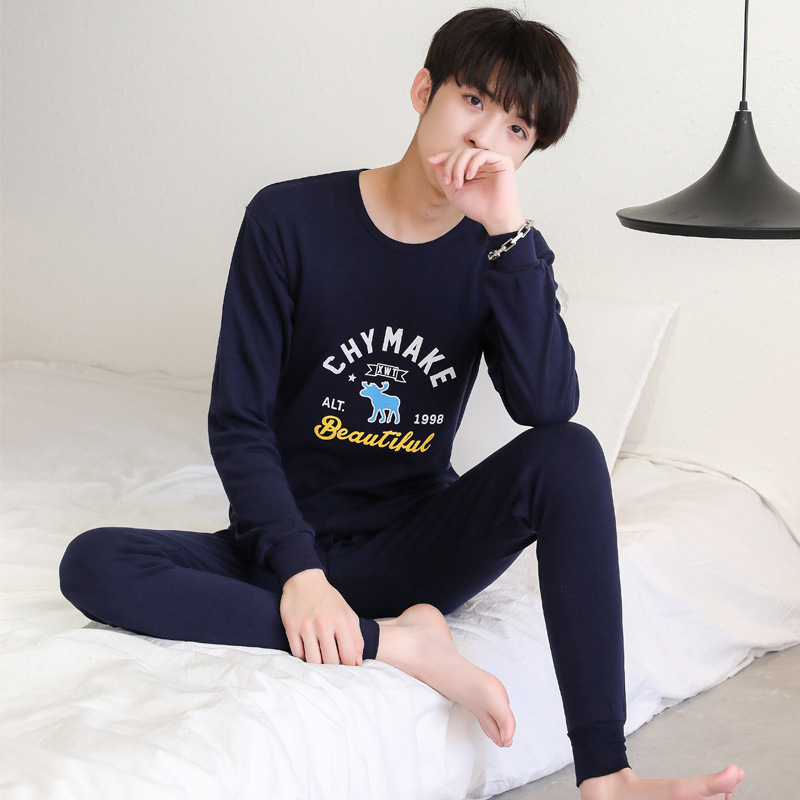 Niños y niñas de mediana edad y grandes niños y niñas conjunto de ropa interior estudiantes de secundaria adolescentes Niños y Niñas Ropa de otoño conjunto de pantalones largos