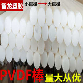 厂家供应 PVDF棒 白色 PVDF板 二氟板 聚偏二氟乙烯棒 pctfe棒