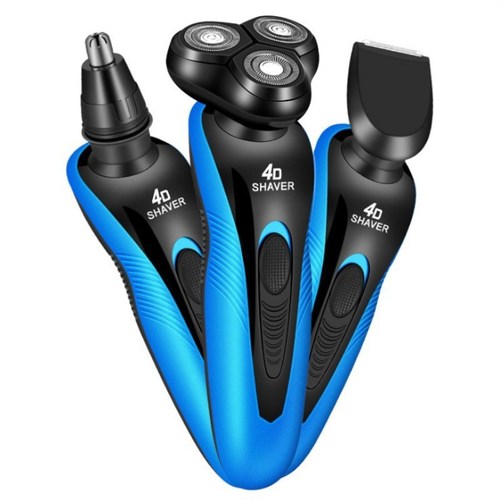 Manufacturer wholesale 9166 electric shaver multifunctional three-in-one rechargeable shaver full body washable 4D shaver