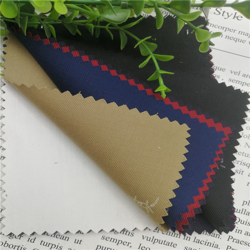 现货加厚420克斜纹面料 手感厚实TR哔叽西装套装JK制服百褶裙面料