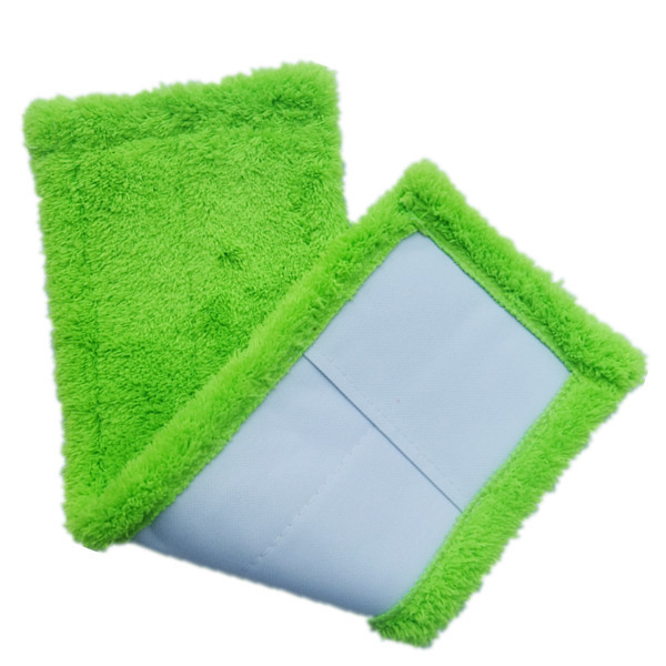 Directo de fábrica de coral fregona paño grueso y grueso coral fleece MOP plana cabeza de reemplazo de la fregona hogar cabeza de la fregona