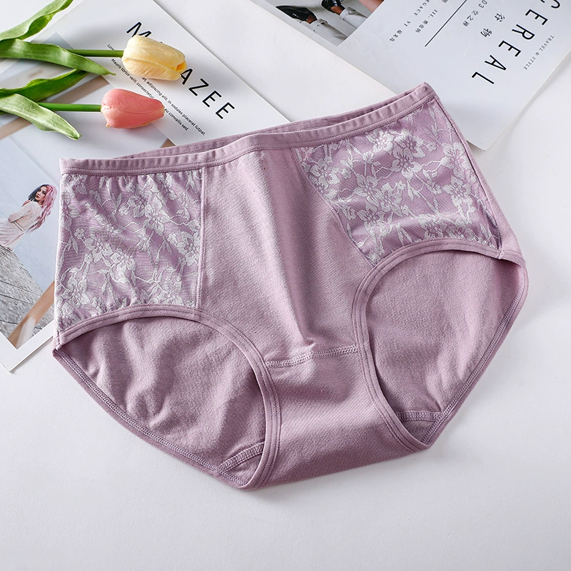 Pants, breathable red underwear, mid rise