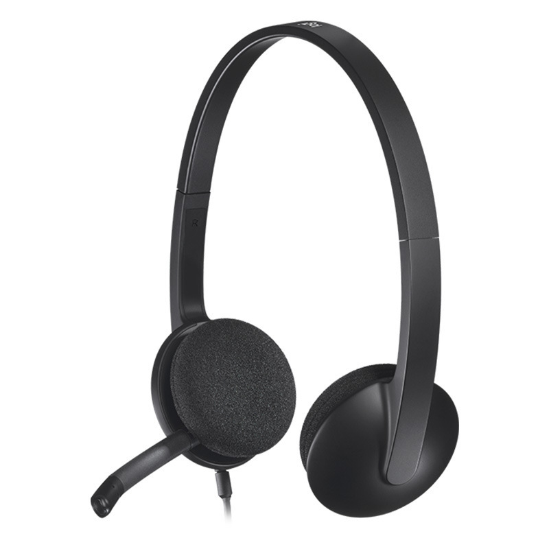 Suitable for Logitech H340 Wired Headset with Microphone, Plug and Play