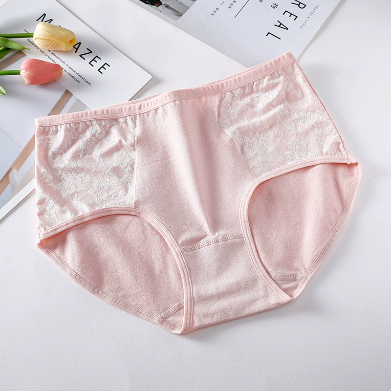 Pants, breathable red underwear, mid rise