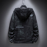 Тонкая камуфляжная двусторонная куртка для школьников и студентов, большой плащ, большого размера (2155), большой размер, с печатью вашего логотипа