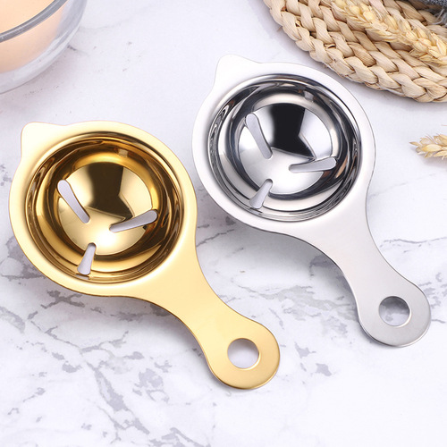 304 stainless steel egg white separator egg separator kitchen gadget egg separator stainless steel direct sales