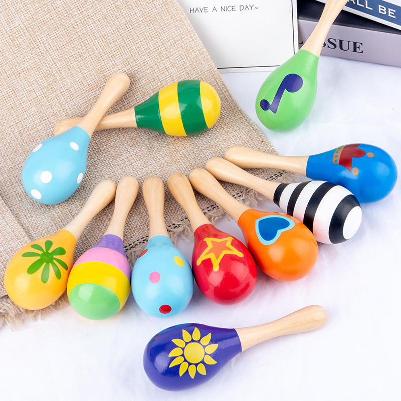 Bebé martillo de arena educación temprana para niños Música Instrumento de percusión Bola de arena sonajero para niños agarrando persiguiendo Viendo y escuchando juguetes de entrenamiento