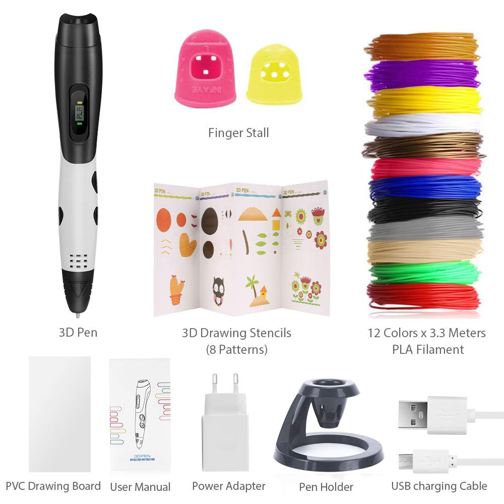 Fábrica auto-vendido 06A3d impresión pluma niños tridimensional graffiti pintura regalo educativo 3dpen traje transfronterizo exclusivo