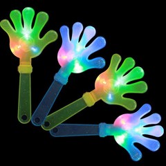 New Hot Selling Kids Flashing Toys Light Up Large Hand Clap Yiwu Manufacturer Direct Sale Novel Street Stall Supply Wholesale