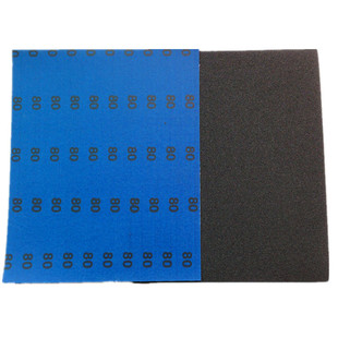 Page-shaped blue sand cloth roll 40#-400# soft cloth sheet DIY supermarket foreign trade black sand hand-torn plain cloth silicon carbide