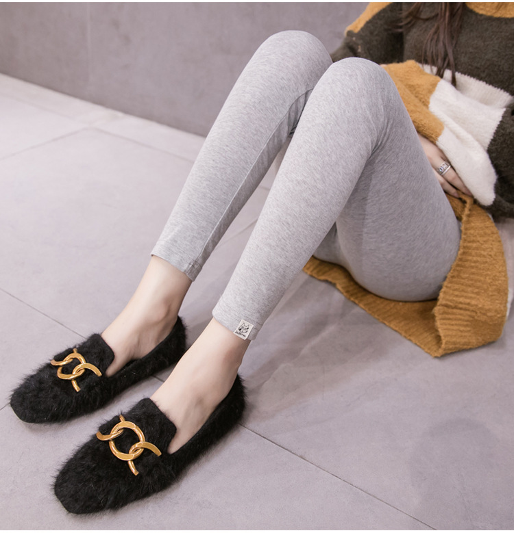 Polainas de ropa de mujer embarazada primavera y otoño pantalones de mujer embarazada icono de ropa de primavera y otoño gatito ropa exterior ropa de Primavera de mujer embarazada polainas mujeres