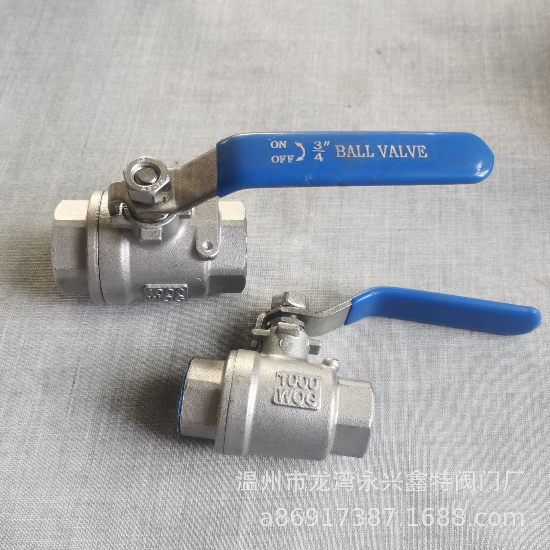 不锈钢内螺纹二片式球阀 不锈钢球阀 高压球阀 不锈钢阀门16P-40P