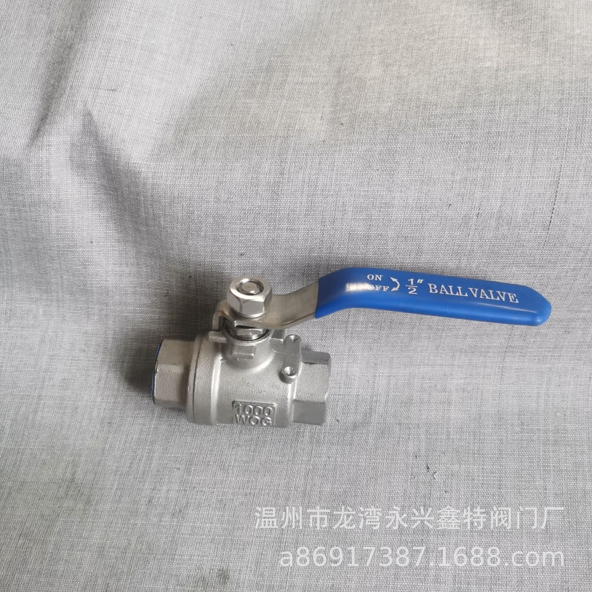 304不锈钢内螺纹二片式球阀/2PC/两片式丝扣阀门 中型加重