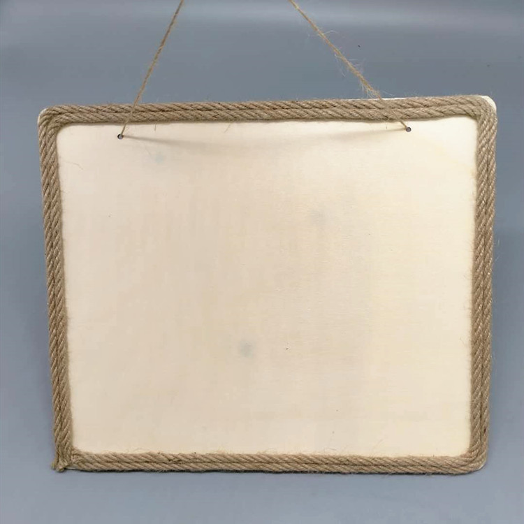 麻绳板画板粘土板DIY画框幼儿园装饰材料儿童益智玩具