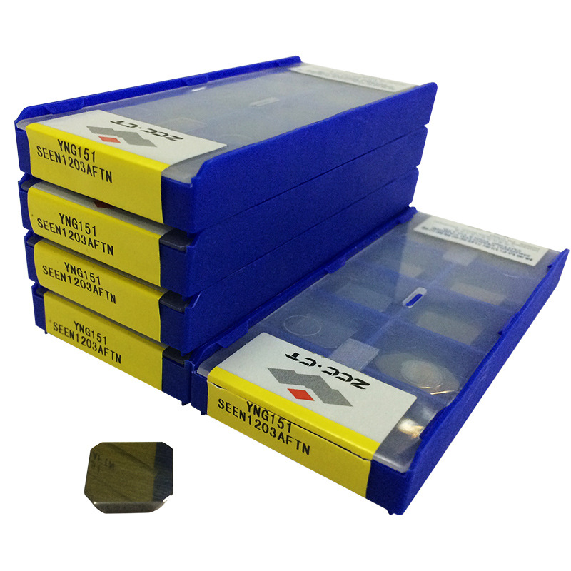 株钻陶瓷刀片 钻石牌精铣刀片 钻石铣刀 YNG151/SEEN1203AFTN正品