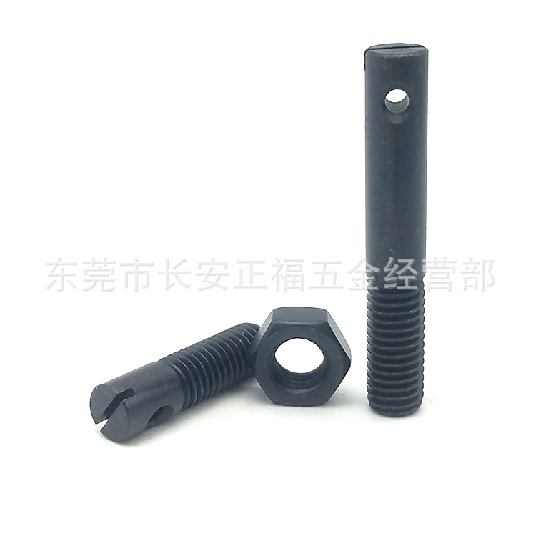 碳钢直杆型一字半牙拉伸弹簧支柱ASPO3 M4 M5 M6 M8 M10 M12