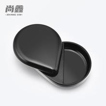 厂家定制金属香膏盒 固体香水滑盖椭圆形铁盒便携香膏铁盒包装