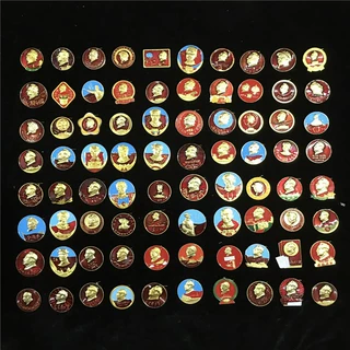 仿古做旧文革时期毛主席像章臂章 胸章金属工艺品复古烤漆批发