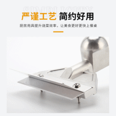 Factory wholesale aluminum barbecue spatulas, cooking spatulas for hotels and restaurants, barbecue spatulas for home use, meat grilling tongs