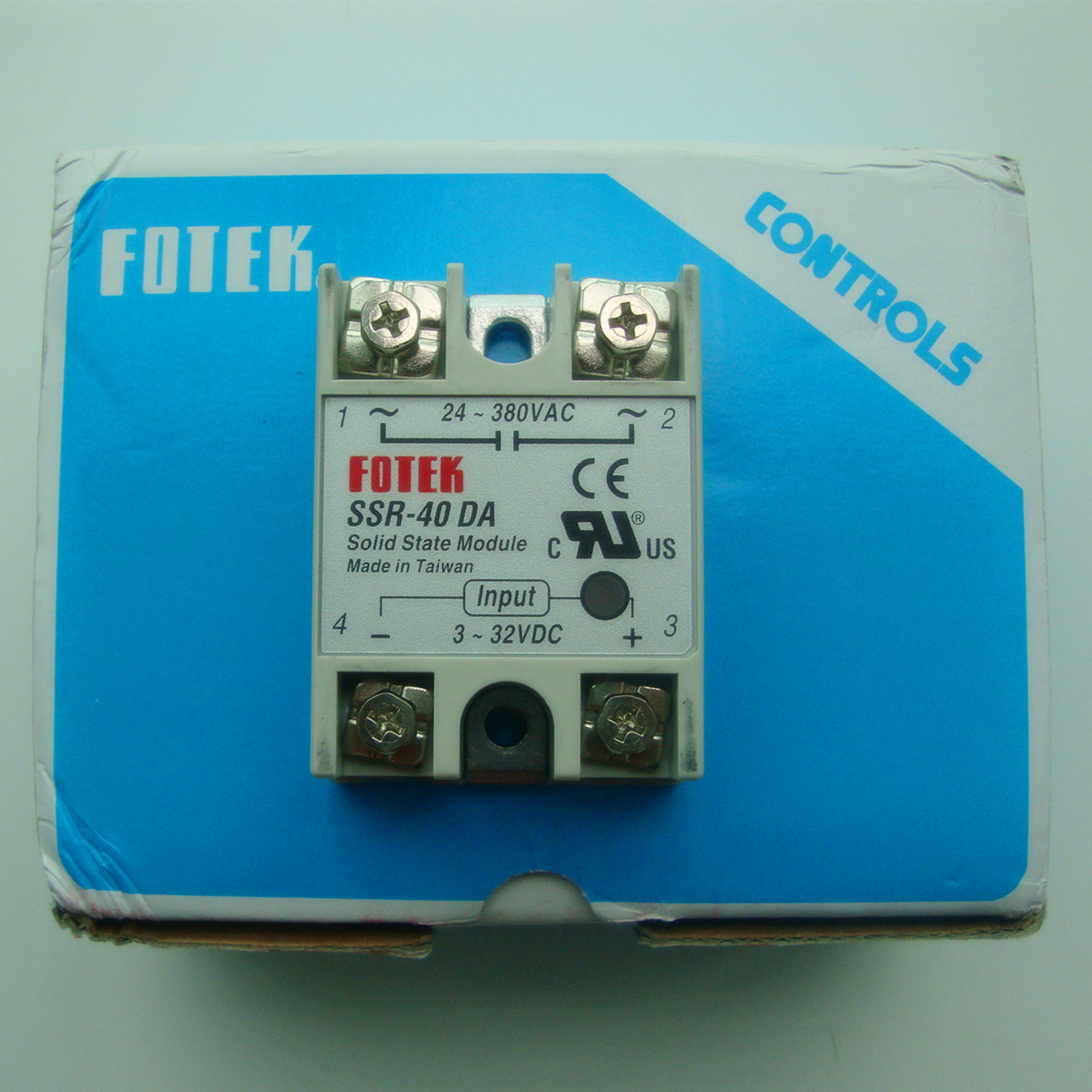 FOTEK台湾阳明SSR-25DA单相固态继电器现货直流继电器固态常开型