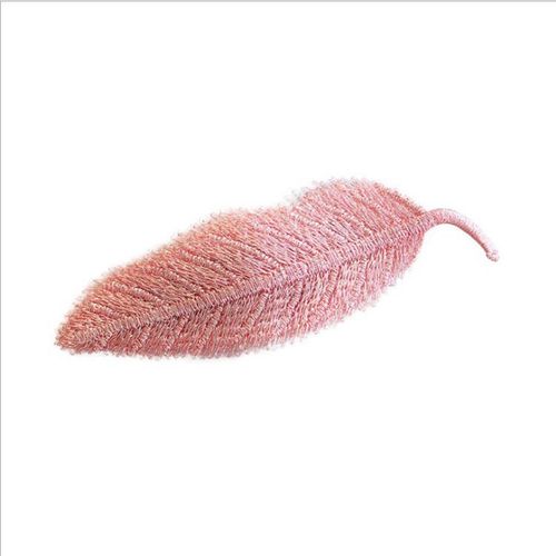 Korean ins Internet celebrity feather hairpin girl BB hairpin hairpin headdress embroidery braided leaf bangs clip side clip
