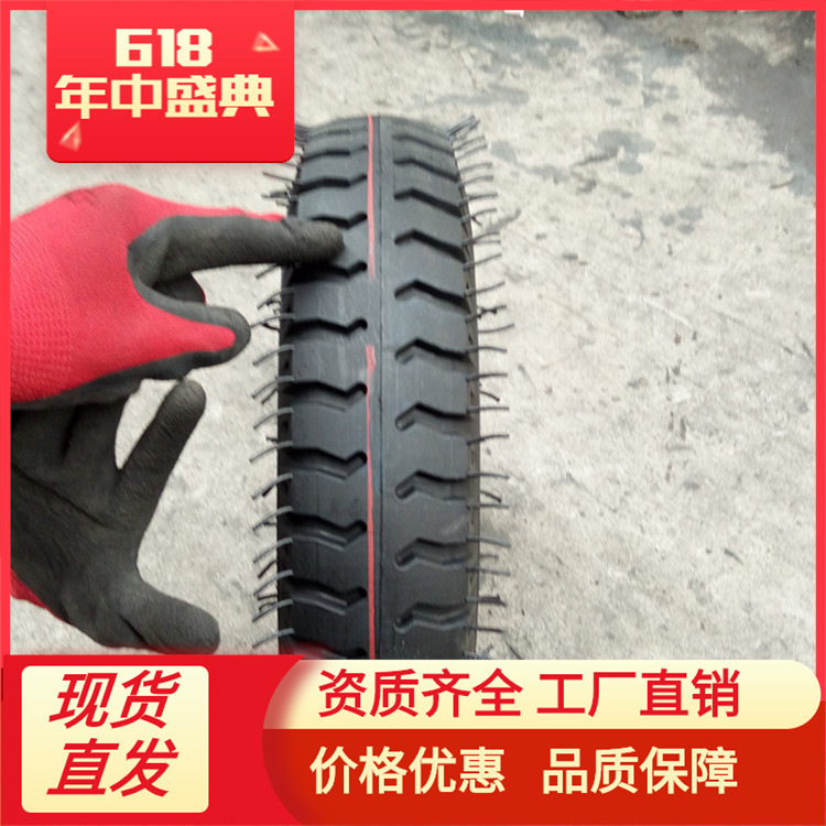 400-8人字花纹羊角花纹轮胎 斜交轮胎 厂家低价批发400-8
